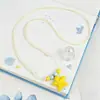 Jingdezhen Cerámica Serie Oceánica Concha Color Dopamina Pulsera de Cuerda Tejida Simple Linda Versátil Accesorio para Mejor Amigo Venta al por Mayor