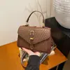 Bolso cruzado de un solo hombro para mujer 2026, moderno y a la moda, con bloques de color, bolso cuadrado pequeño tejido vintage, bolso de mano texturizado
