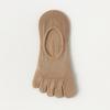 Calcetines de cinco dedos calcetines de yoga para niños verano delgados de malla transpirable color sólido de dedo separado calcetines de barco no se caen con calcetines invisibles algodón