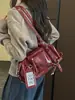 Bolso Tote de Cuero Aceitoso y Encerado Transfronterizo Retro de Gran Capacidad 2026 Nuevo Bolso de Hombro Único de Moda con Personalidad Bolsos de Nicho