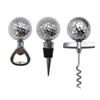 Tapón de Vino de Plata para Golf Transfronterizo Fcm Abrebotellas Pequeño Portátil para Botella de Vino Tinto Abrebotellas de Cerveza