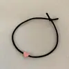 Importados de Corea Ligas para el Cabello Ultrafinas Sin Marca Forma de Corazón Bandas de Goma Pequeñas Ligas Básicas de Alta Elasticidad Anillos para el Cabello Cuerdas para la Cabeza