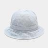 Chapéu de bacia masculino europeu e americano ins lavado denim pescador chapéu feminino quatro estações universal ao ar livre viagem proteção solar chapéu de sombra