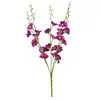 Flores Artificiales Transfronterizas, Flores de Magnolia de 5 Ramas para Decoración de Bodas, Ramo de Colores Primaverales, Flores Falsas para Decoración y Arreglos, Flores de Seda para el Hogar
