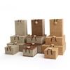 Caja de hebilla de madera caja de joyería de lino caja para colgantes caja para pulseras caja para cuentas de Buda pulsera caja de regalo LOGOTIPO