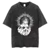 Camiseta Gráfica para Mujer Anime Death Note Lavada Homme Nuevo Cl