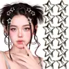 El Clip BB de Estrella de Cinco Puntas Más Vendido de Amazon Y2K 3.2cm Clip para el Cabello de Estrella Estilo Ins Metálico Dulce y Fresco Clip Lateral