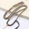 Nuevo colgante de jade Hetian de hilo de algodón frotado DIY, accesorios para cordón, tejido a mano, jadeíta, hilo trenzado, cuerda para collar al por mayor