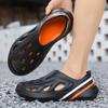Zuecos de Color Sólido para Hombre, Pantuflas de Verano Antideslizantes de Suela Gruesa, Pantuflas que se Sienten como Pisar Mierda, Sandalias Casuales de Playa para Uso en Exteriores