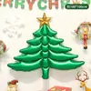 Novos Balões de Folha de Alumínio de Natal Árvore de Natal Grande Papai Noel Decoração de Festival Sala de Estar Véspera de Natal Decorações de Balão