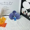 Flor Artificial Grande Phalaenopsis Película de Impresión 3D Cabeza de Flor Furoshiki Recuerdo Caja de Regalo DIY Decoración Flor para Zapato Tocado
