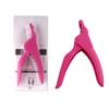 Herramienta para cortar uñas, corte en forma de U, corte plano francés, corte de uñas de bricolaje, terapia de luz, extensión de uñas, corte de uñas postizas, tijeras para uñas postizas