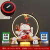 Adornos de Gato de la Suerte Eléctricos Grandes Caja Registradora Caja Registradora Tienda en Casa Regalo de Inauguración Adornos de Cerámica Caja Registradora Automática