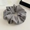 Goma para coleta versátil estilo coreano, accesorio para el cabello de color liso, simple y elegante para mujer