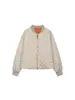 Comercio Electrónico Transfronterizo Al por Mayor Otoño/Invierno Nuevo Estilo Europeo Moda Casual Cómodo Cuello Alto Bolsillos Laterales Versátil Chaqueta de Algodón Ropa Exterior