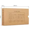 Caja de Almacenamiento de Vouchers Haiboxin, Caja de Archivo para Contabilidad de Boletos, Caja de Almacenamiento, Caja para Comprobantes de Contabilidad, Caja con Encuadernación de Papel Kraft