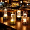 Lâmpada de Mesa Cruzada Atacado Transfronteiriço, Luz de Atmosfera para Bar, Lâmpada de Noite de Carregamento por Toque ao Ar Livre para Camping Metal Alumínio