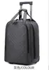 Maleta de ruedas Oxford con patrón de rombos transfronteriza, bolsa de viaje unisex, equipaje de mano ligero para viajes de negocios