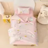 Juego de colcha de tres piezas para jardín de infantes, Juego especial de seis piezas para niños, Funda de colcha de algodón para la hora de la siesta, Ropa de cama para bebé, Temática de dibujos animados
