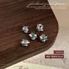 Nuevos Accesorios para Uñas Tendencia Copo de Nieve Transparente Punta de Diamante Fondo Puntiagudo Diamante Irregular Brillante Tridimensional Decoración de Uñas de Año Nuevo