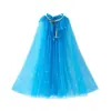 Capa Manto Roupas Infantis Meninas Frozen Aisha Princesa Manto