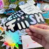 Papel de Pegatina Adhesiva Permanente Impermeable Holográfico Reflectante de Dibujos Animados Impresión Personalizada para Uso en Velas
