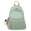 Mochila Feminina Estilo Floresta Versátil Alta Aparência Resistente à Sujeira Estudante Ensino Fundamental Estilo Coreano Grande Capacidade Estilo Preguiçoso Mochila de Celebridade da Internet