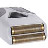 Venta Caliente Transfronteriza Reciprocante USB Portátil para Hombre Doble Malla Potente Afeitadora Empujar Blanco Empujador de Afeitar