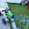 Bicicleta Infantil Máquina de Burbujas Luminosa Automática Soplador de Burbujas Juguete Exterior para Niños y Niñas Regalo