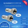 Conexões de União Rosqueadas Interna e Externa em Aço Inoxidável, Conectores para Hidrômetros, Conectores Pré-Medidor, 1/2 Polegada, 3/4 Polegada, 1 Polegada, Disponíveis em Estoque, Podem Ser Personalizados com Rosca