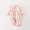 Ropa de Otoño Invierno para Bebé, Algodón Delgado 120g, Sin Huesos, Ropa para Recién Nacidos, Infantil, Gateo, Monos Acolchados, Traje para Exteriores