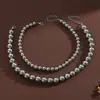 Collar de Perlas Estilo Ni Ni Transfronterizo Collar para Mujer Cadena para Clavícula de Lujo Ligero Gama Alta Fabricante Venta al por Mayor