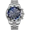 Nuevo moda europea y americana hombres negocios simple esfera grande banda de acero hombres reloj Medio Oriente explosiones fabricantes en stock lote
