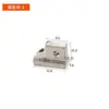 Bloque Fijo para Fijación de PCB de Chasis Cpci Bloque de Conexión de Chasis Base de Fijación de Panel Fijación de Placa de Circuito Impreso Pcb