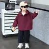 Chaqueta de Otoño para Niños 2026 Nueva Elegante Ropa de Bebé Chaqueta Cortavientos Infantil Top Cortavientos de Primavera y Otoño para Niños