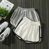 Shorts Deportivos de Verano para Mujer Adolescente Cómodos Simples Yoga Pantalones Triples Color Caramelo Shorts de Pareja