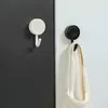 Ganchos na cor de macaron, ganchos adesivos sem furar, ganchos sem marca para trás da porta, ganchos para cozinha e banheiro, conjunto de 10 peças de ganchos para casaco e chapéu