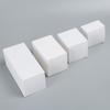 Caixa de papel pequena branca retangular caixa branca pequena comida diário eletrônico digital cartão branco cor embalagem em branco caixa atacado