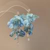 Aretes de Acero Pin Lazo Cuentas de Arroz Concha Verano Suave Elegante Elegantes Aretes Diseño con Sentido Nicho
