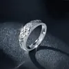 Anillos de Cola de Ojo de Horus Transfronterizos para Hombres y Mujeres Hip-Hop Ins Europeo y Americano Anillo de Diamante en Vivo Anillo de Alta Gama Venta al por Mayor