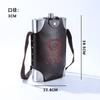 Botella de Vino Rusa de Acero Inoxidable de Alta Gama para el Hogar, Exterior, Portátil, de Gran Capacidad, Portátil, de Metal, Gruesa, Venta al por Mayor