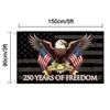 Nuevo producto: Bandera Conmemorativa Americana Transfronteriza Serie Águila 250 Aniversario Decoración Fotográfica para Jardín Exterior