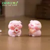 Figuras Lindas de Frutas, Donas y Cerditos para Micro-Paisajes, Accesorios Decorativos DIY para Casa de Muñecas, Adornos Mini de Escritorio