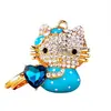 Llavero de Gato de la Suerte Kt para Coche para Mujeres Estilo Coreano Colgante Creativo para Bolso Anillo de Llavero de Metal Venta al por Mayor Regalo