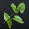 Parede de Planta Artificial Arranjo de Folhas Verdes com Folhas de Monstera, Folhas de Taioba, Pequena Decoração de Bonsai, Decoração de Paisagem Verde, Folhas de Taioba
