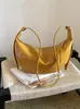 Bolsa Versátil para Croissants 2025 Nueva Bolsa para Mujer Blanca Primavera/Verano Ligera para Viajes Cortos Bolso Cruzado para Mujer
