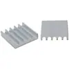 Disipador de calor de aleación de aluminio aluminio 22*22*5mm radiador de equipo electrónico chasis principal disipación de calor bloque de aluminio