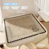 Cojín de asiento de lino para todas las estaciones, ventilado y transpirable, adecuado para sentarse a largo plazo en la oficina, silla de estudiante, cojín antideslizante para glúteos