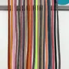 Cordones de alta gama personalizados por el fabricante, cordones redondos de poliéster para sudaderas con capucha, cinturillas de plástico y metal, y cordones de algodón puro con impresión de logotipo.