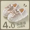 Pantuflas de Algodón para Mujer para Invierno, Nuevo Modelo 2026, Ropa de Casa para Interiores, Suela Gruesa, Antideslizantes, Cálidas, Zapatos de Algodón Peludos para Mujer